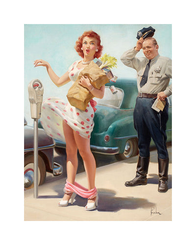 "No Time to Lose poster" pin up girl posterPosterMARY & FAPMARY & FAP