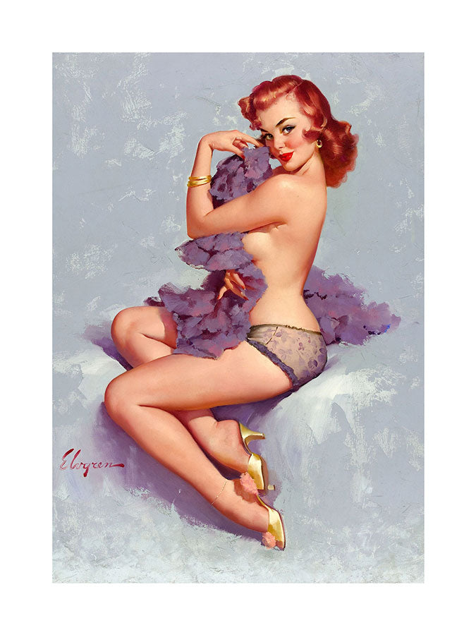 Vintage pin up girl posterPosterMARY & FAPMARY & FAP