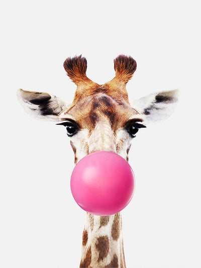 nursery giraffe with bubble gumPosterMARY & FAPMARY & FAP
