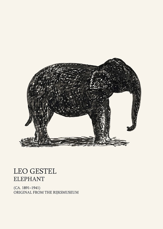 Leo Gestel - ElephantPosters, Prints, & Visual ArtworkMARY&FAPMARY & FAP