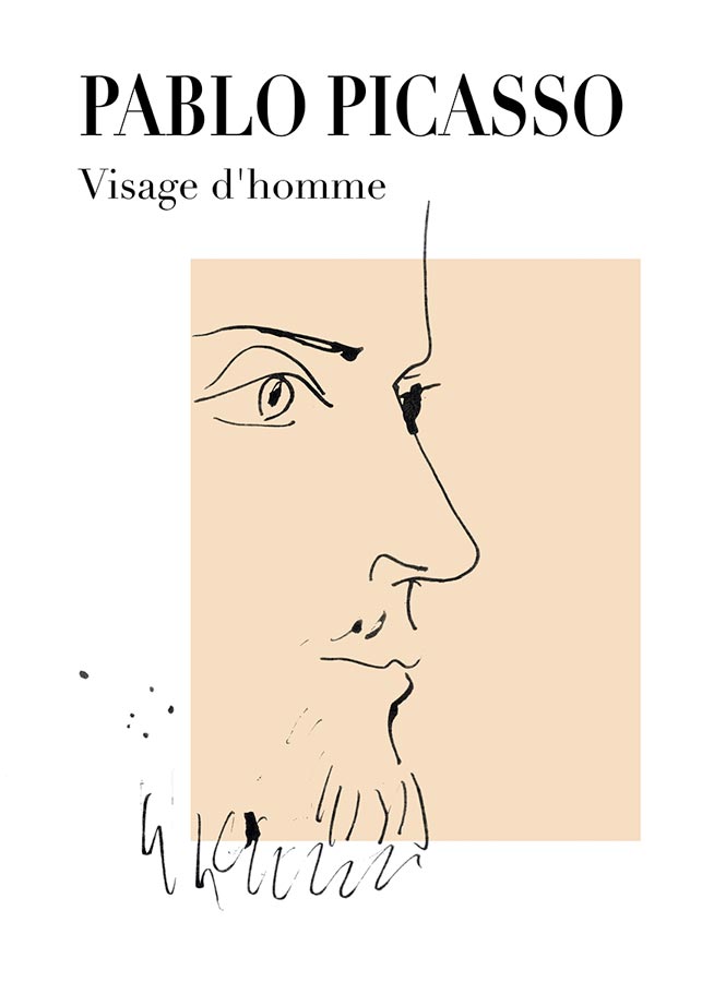 Pablo Picasso - Visage d'hommePosters, Prints, & Visual ArtworkMARY&FAPMARY & FAP