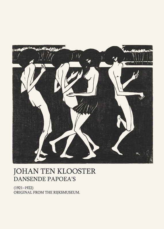 Johan Ten Klooster - Dansende Papoea'sPosters, Prints, & Visual ArtworkMARY&FAPMARY & FAP