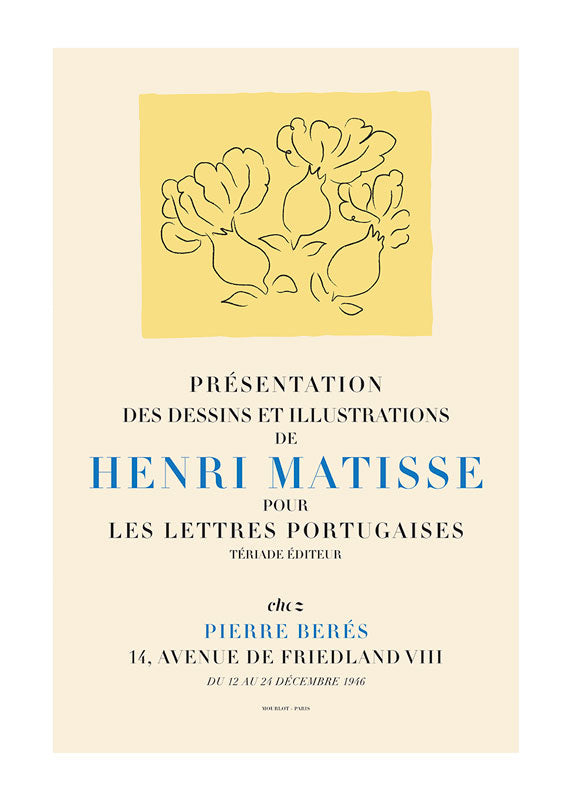 Henri Matisse - Exhibition cover PosterPosters, Prints, & Visual ArtworkMARY&FAPMARY & FAP