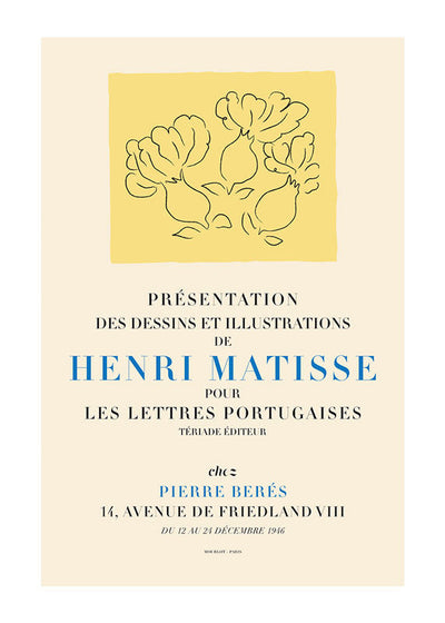 Henri Matisse - Exhibition cover PosterPosters, Prints, & Visual ArtworkMARY&FAPMARY & FAP