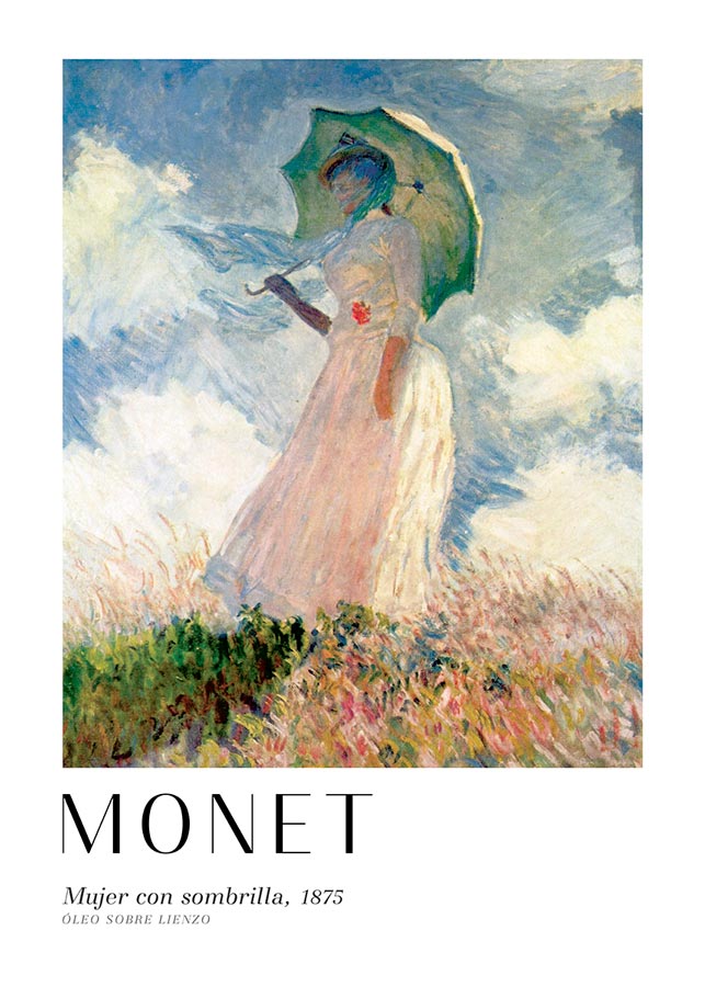 Monet - Woman With UmbrellaPosters, Prints, & Visual ArtworkMARY&FAPMARY & FAP