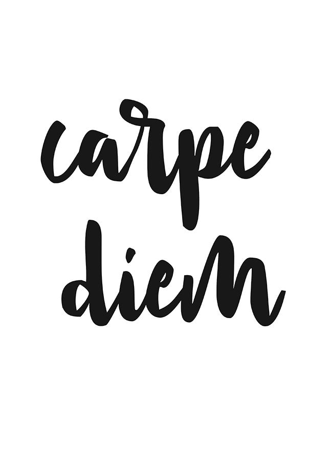 carpe diem posterPosterMARY & FAPMARY & FAP