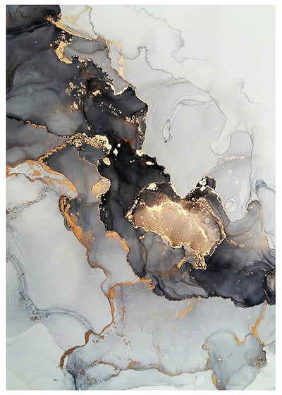 ABSTRACT GOLD ARTPosterMARY & FAPMARY & FAP