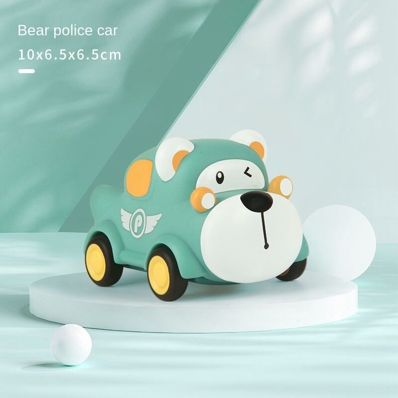 Autospielzeug aus weichem Gummi für Kleinkinder
