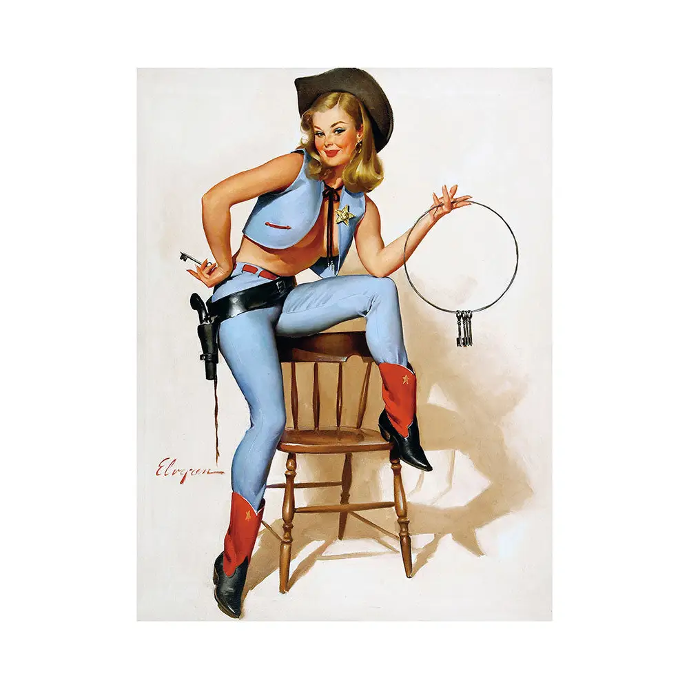 "A Key Situation" pin up girl posterPosterMARY & FAPMARY & FAP