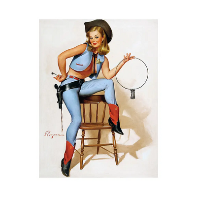 "A Key Situation" pin up girl posterPosterMARY & FAPMARY & FAP