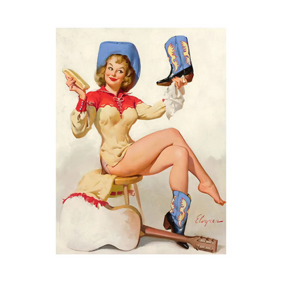 "A Polished Performance" pin up girl posterPosterMARY & FAPMARY & FAP