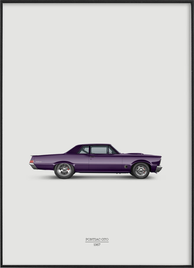 PONTIAC GTO 1967PosterFinger Art PrintsMARY & FAP