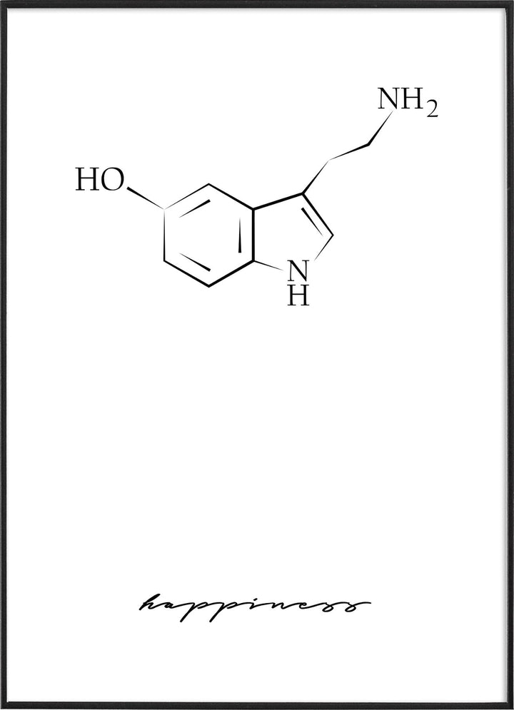 HAPPINESS MOLECULE POSTERPosterFinger Art PrintsMARY & FAP