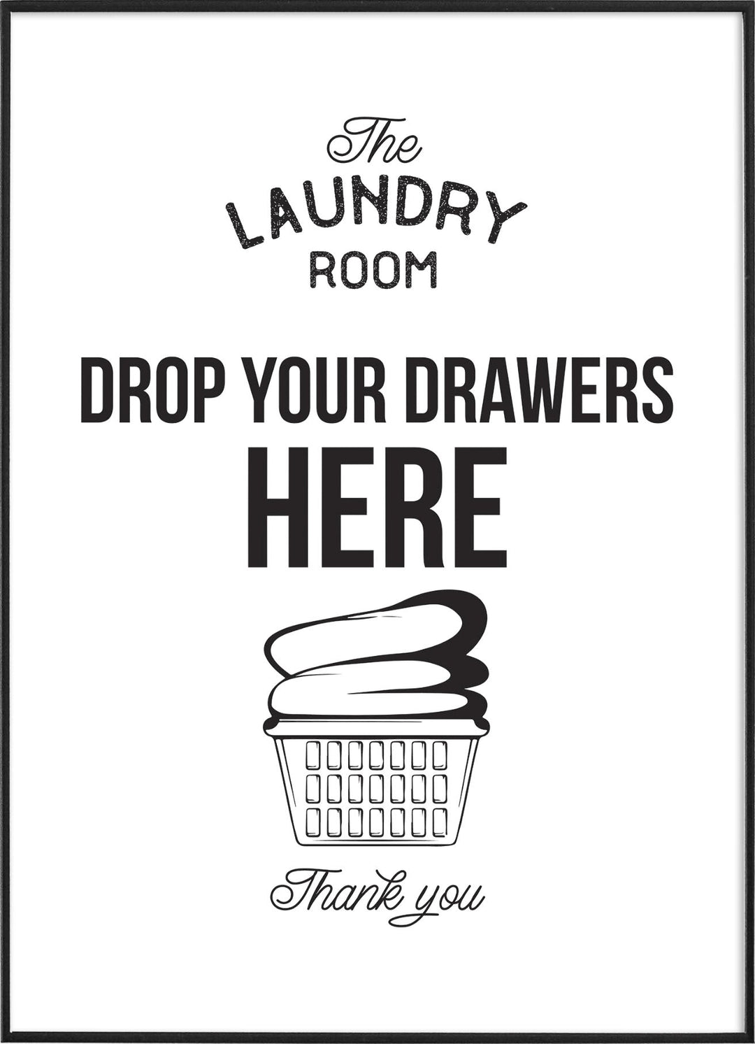 THE LAUNDRY ROOMPosterFinger Art PrintsMARY & FAP