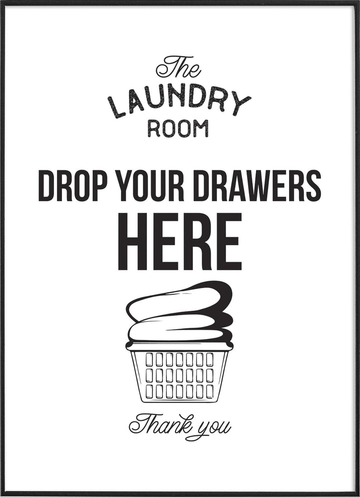 THE LAUNDRY ROOMPosterFinger Art PrintsMARY & FAP