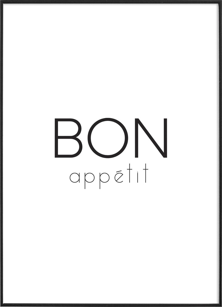 BON APPETITPosterFinger Art PrintsMARY & FAP