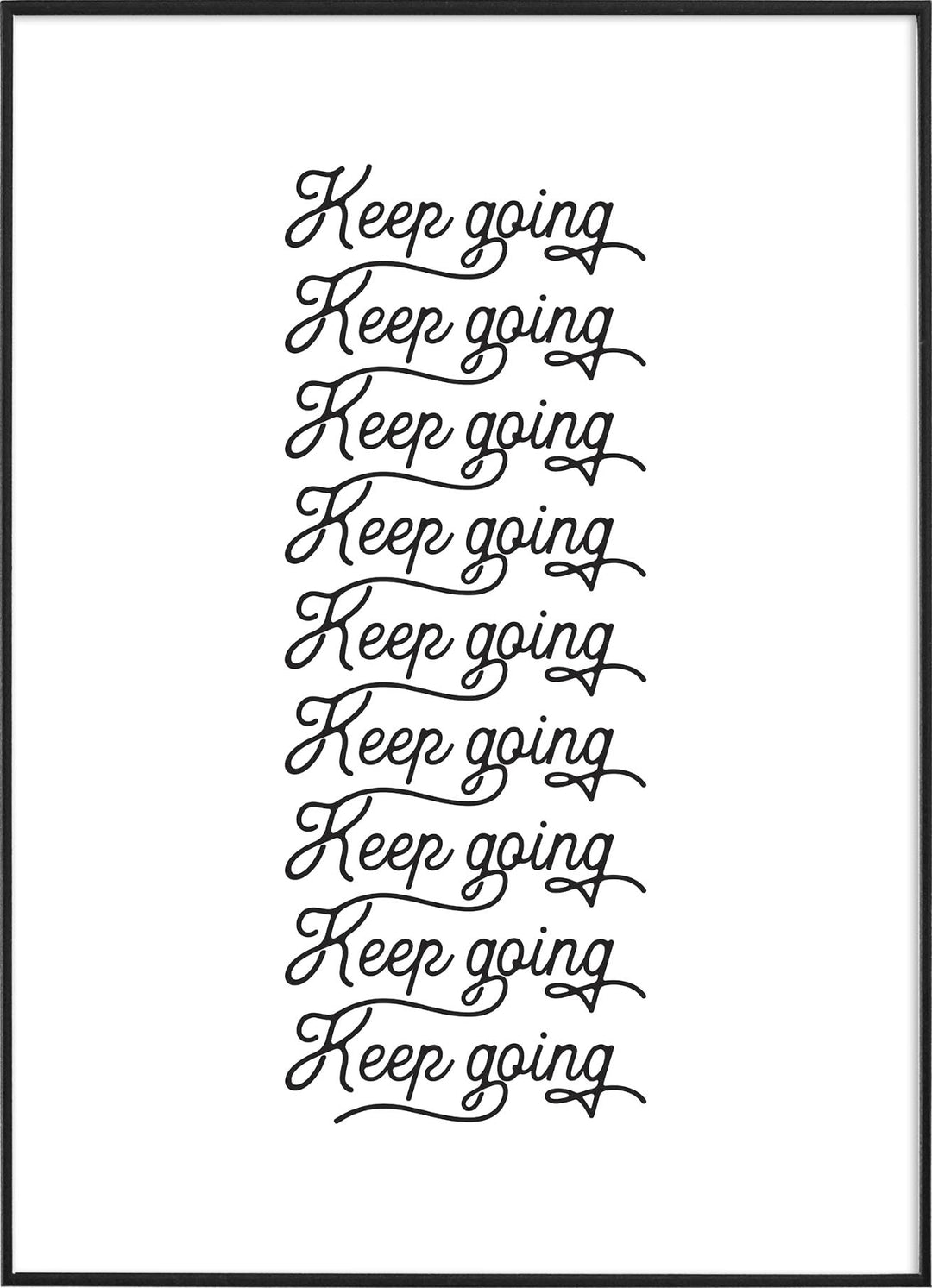 KEEP GOINGPosterFinger Art PrintsMARY & FAP