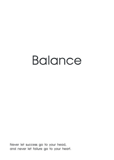 Balance Typography Poster, Poster, $10 - $50, 12*16" in, 12*18" in, 16*20" in, 18*24" in, 24*36" in, 8*10" in, _tab_product-description-matte, _tab_shipping-and-returns, _tab_size-chart, ALL POSTERS, Bedroom, 