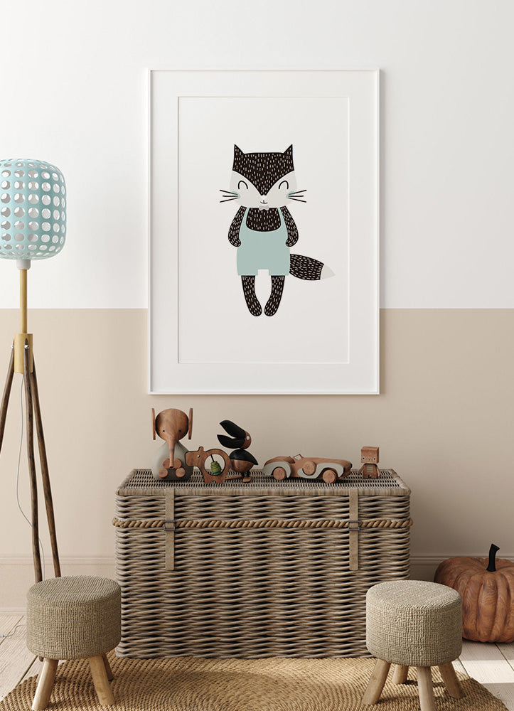 Baby Cat Illustration posterPosterMARY&FAPMARY & FAP