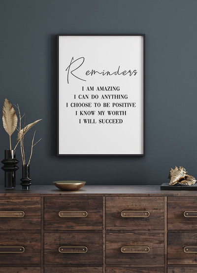 Reminders PosterPosterMARY&FAPMARY & FAP
